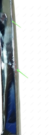 УЦЕНКА Молдинг новый LADA Vesta FL/Vesta SW Cross FL переднего бампера верхний левый (хром)( Мелкие царапинки ) Россия Россия 8450040051